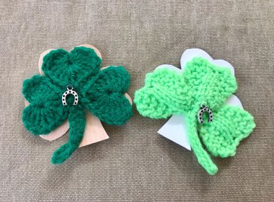 Shamrock St Patrick's Day Brooch