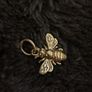 14k solid yellow gold (stamped) bee charm Image 7