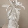 Large Modern White Art Sculpture Statement Home Decor Image 3