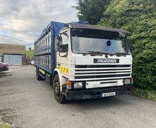 1988 Scania cattle lorry