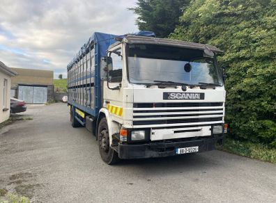 1988 Scania cattle lorry
