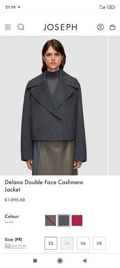 Joseph designer ladies cashmere, lambswool and angora mix mix jacket