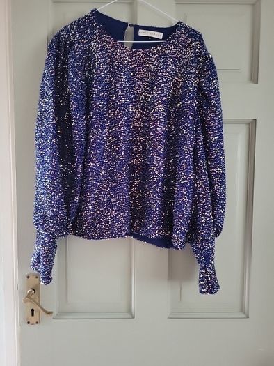 ladies sparkly top size 16