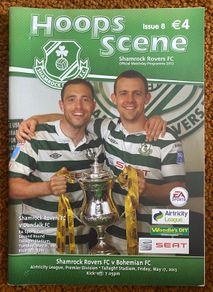 2013 Shamrock Rovers v Bohemian FC - Airtricity League & v Dundalk FC - EA Sports Cup Programme