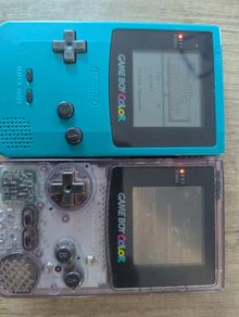 2x Gameboy colors, link cable and games