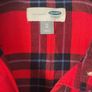 shirt red check flannel shirt size xsmall Image 3