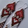 The Terracotta earrings, handwoven Image 3