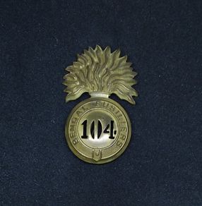 Royal Bengal Fusiliers 104th Regiment of Foot , Glengarry Badge