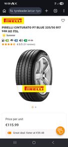 Pirelli 225/50 R17 X2 New