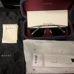 Gucci Unisex Sunglasses with hard velvet case genuine made in Italy