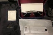 Gucci Unisex Sunglasses with hard velvet case genuine made in Italy