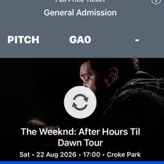 Weekend concert Croke Park August 2026