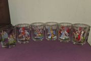 Set of 6 Boyne Valley Honey Company Irish Mythology Glasses