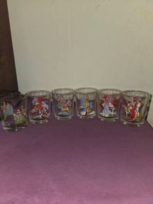 Set of 6 Boyne Valley Honey Company Irish Mythology Glasses