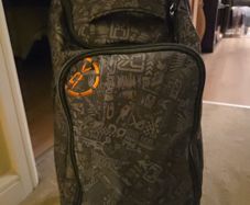 Weekend bag on wheels