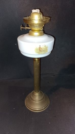 Pheasant Oil Lamp