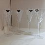 Crystal Martini / Cocktail Glasses x 4 Image 2