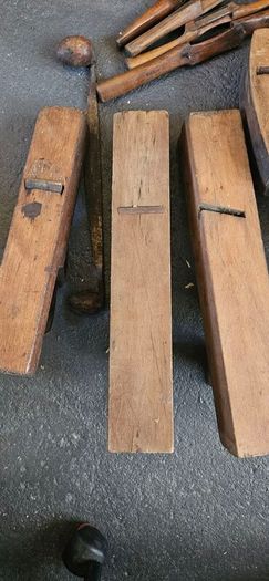 Lot of wooden tools