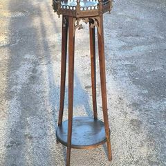 Late 1800s gothic style plant stand