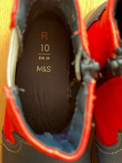 M&S kids Boots in very good condition size 9 and 10