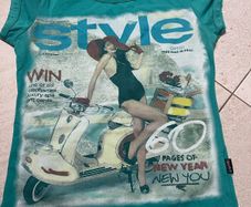 Vespa lady tee