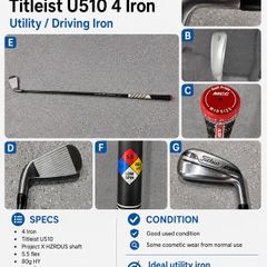 Titleist U510 4 Iron