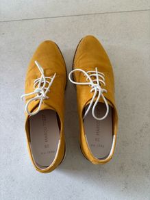 Marco Tozzi mustard brogues
