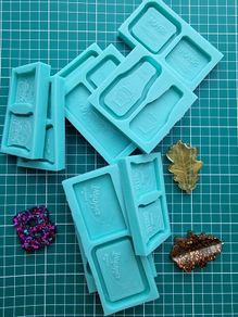 Molds for epoxy resin or polymer clay -bigger size