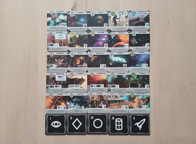 Roll for the Galaxy SPARE REPLACEMENT Board Game Tiles