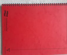 Europa Notemaker Clairefontaine 120 Page Ruled Student Notebook Project Book Red Home Office School College