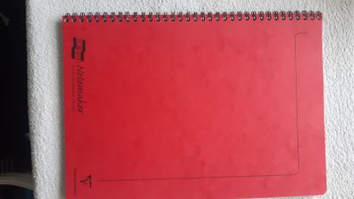 Europa Notemaker Clairefontaine 120 Page Ruled Student Notebook Project Book Red Home Office School College