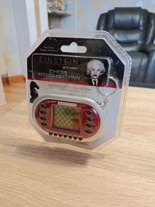 Einstein Brain Games Chess Wizard Keychain Excalibur