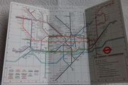 1970s London Transport Underground Map (FREEPOST )