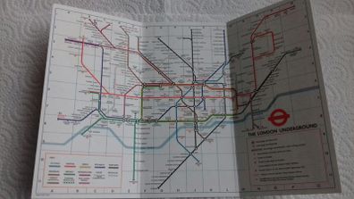 1970s London Transport Underground Map (FREEPOST )