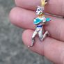 19th Century Italian Silver Jester Pendant Set Image 4