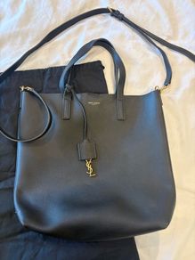 Saint Laurent Black Toy Shopping Bag