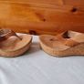 Ugg natassia wedge sandles Size 4 eu 37 tan in new condition Image 4