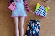 Older Barbie with clothes