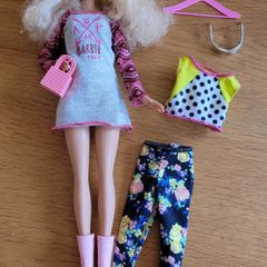 Older Barbie with clothes