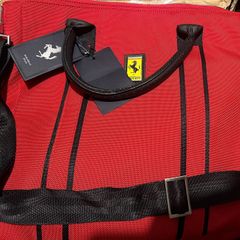 ferrari men's business travel bag shoulder