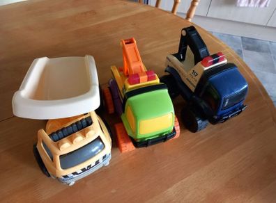 2  Break down Trucks and 1 tipper truck