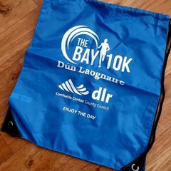 The Bay 10k Dun Laoghaire Drawstring Gym Bag