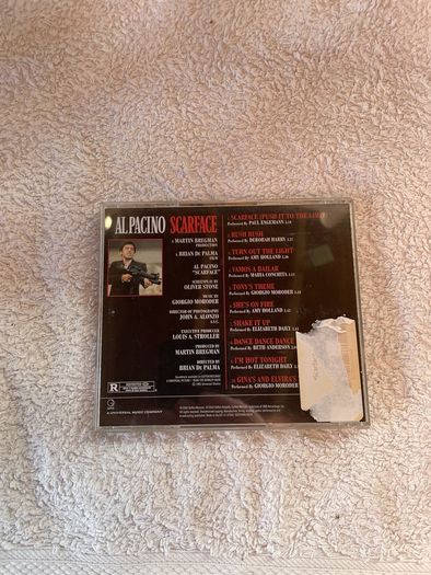 Scarface movie soundtrack cd