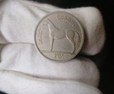 1961 Ireland Half Crown Coin