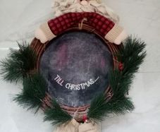 Christmas countdown chalkboard