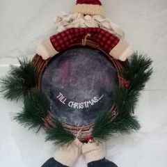 Christmas countdown chalkboard