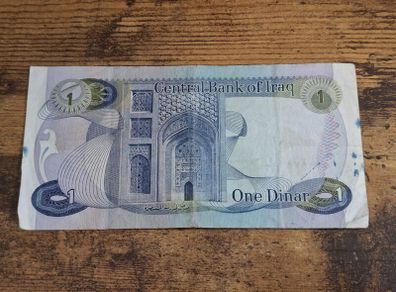 Iraq, 1 Dinar banknote, 1973, circulated - free standard postage