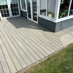 Composite decking supply and fitted