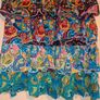 Stunning tiered multi colored floral midi skirt from Pretty Little Thing Image 3