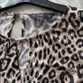 ladies top  shiny design all through it Image 5
